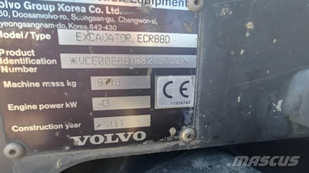 Volvo ECR 88 Excavadoras 7t - 12t