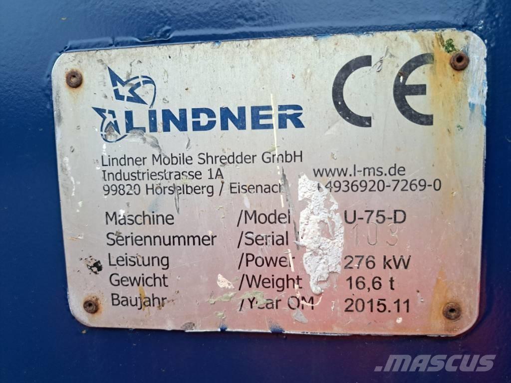 Lindner Urraco 75 D Trituradoras para desguace