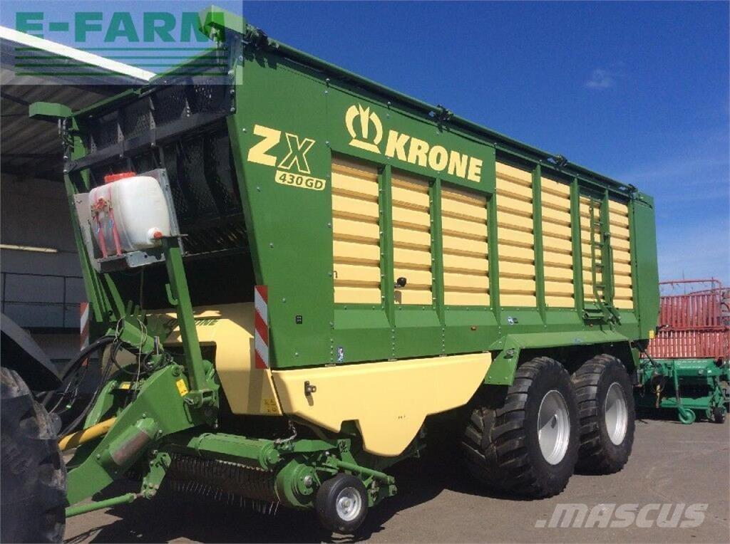 Krone zx 430 gd Remolque para grano