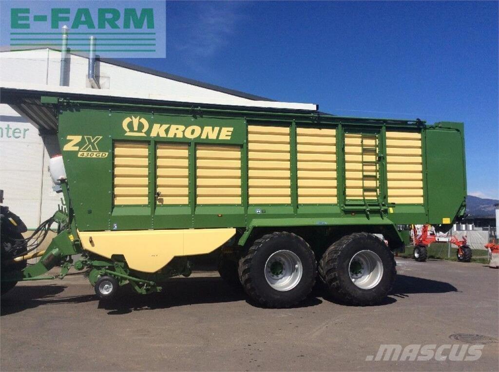 Krone zx 430 gd Remolque para grano
