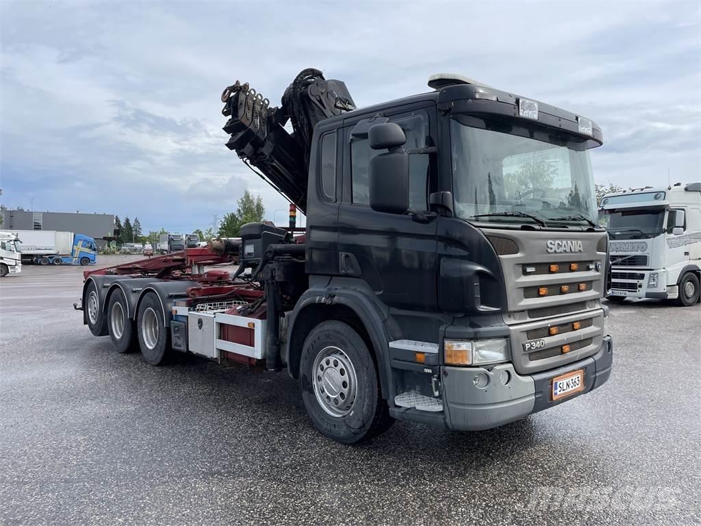 Scania P340 8x4 Camiones grúa