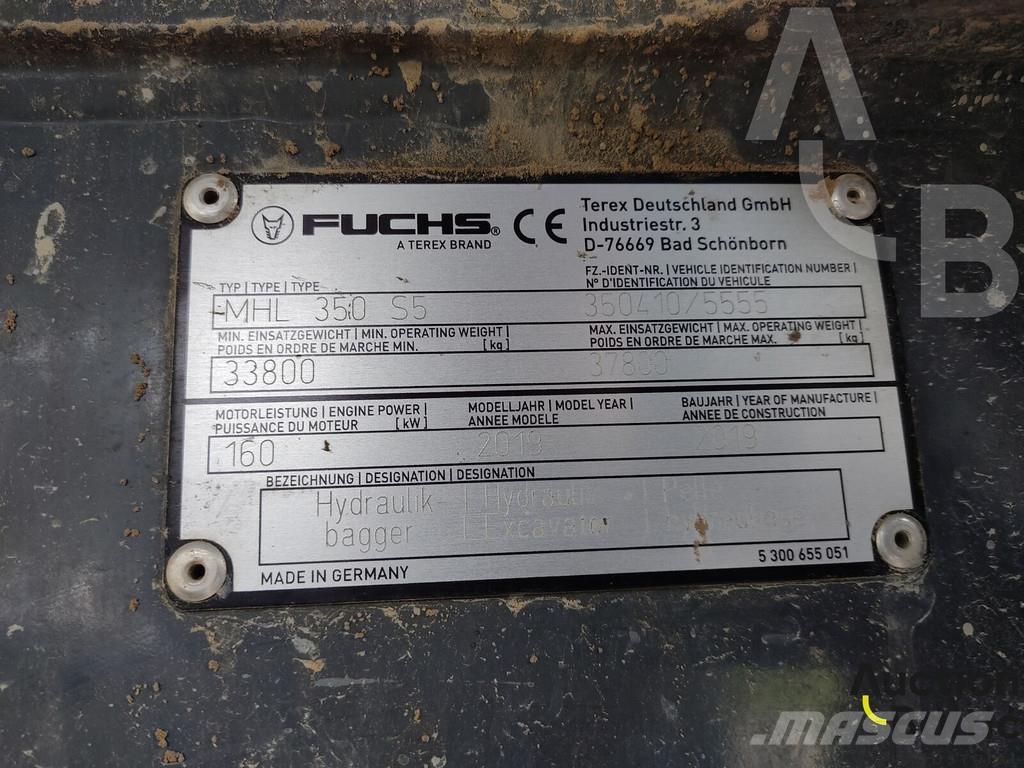 Fuchs MHL 350 Excavadoras de manutención