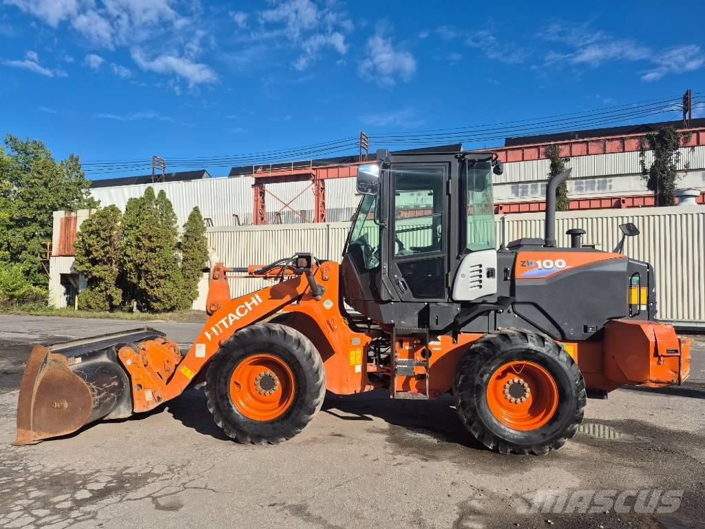 Hitachi ZW 100 Cargadoras sobre ruedas