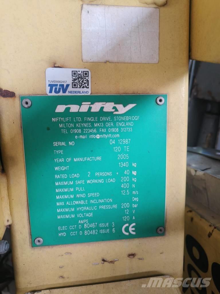Niftylift 120 TE Plataformas remolcables