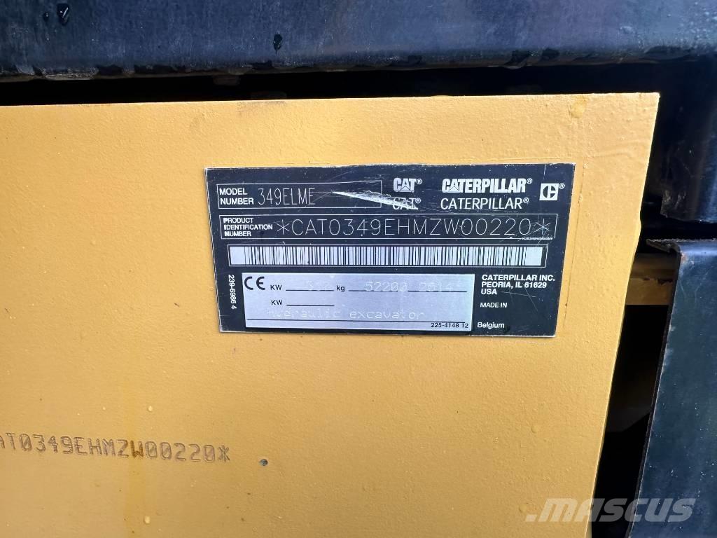 CAT 349 E Excavadoras de cadenas