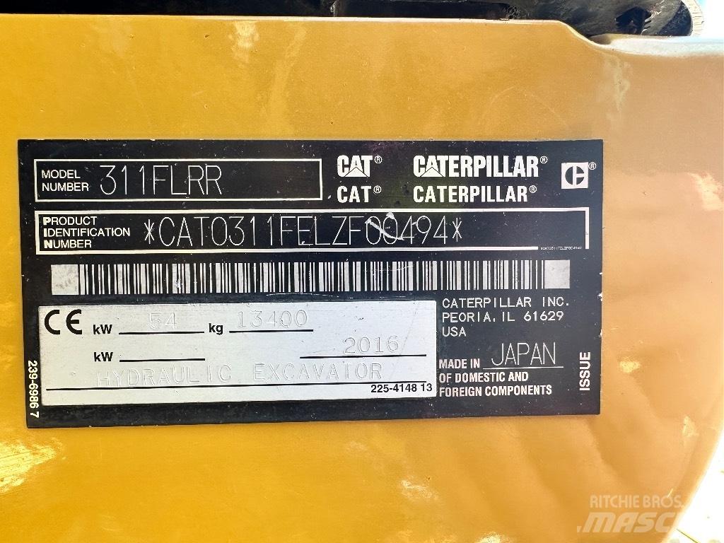 CAT 311 F LRR Excavadoras de cadenas