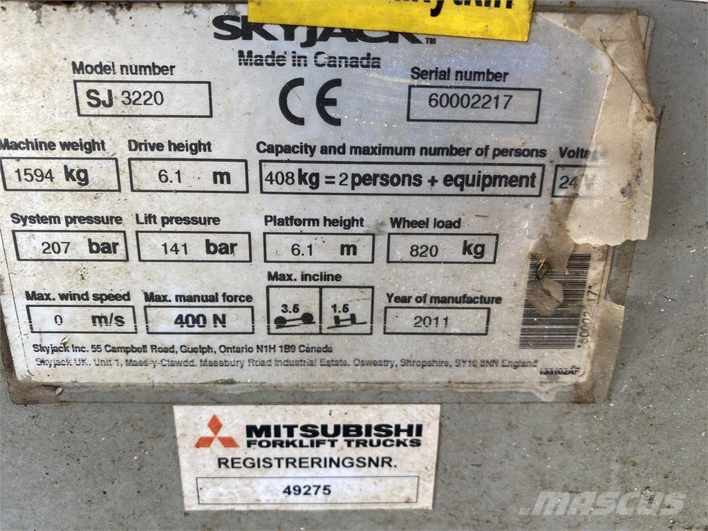 SkyJack SJ3219 Plataformas tijera