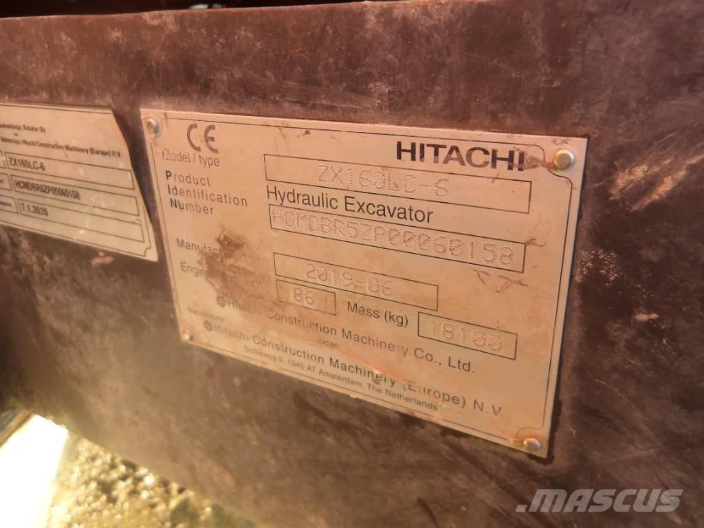 Hitachi ZX 160 LC Excavadoras de cadenas