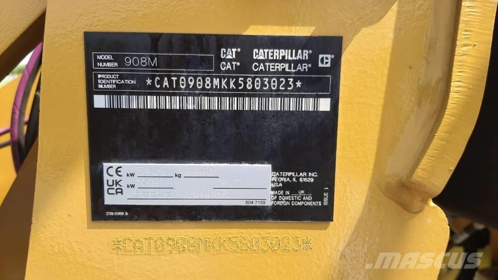 CAT 908M Cargadoras sobre ruedas