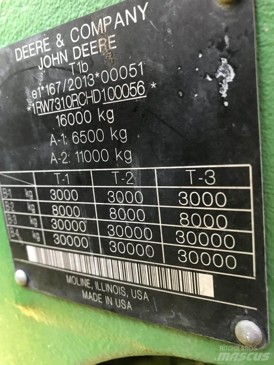 John Deere 7310R Tractores