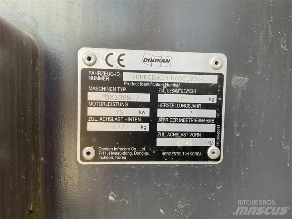 Doosan DX100W-7 Excavadoras de ruedas