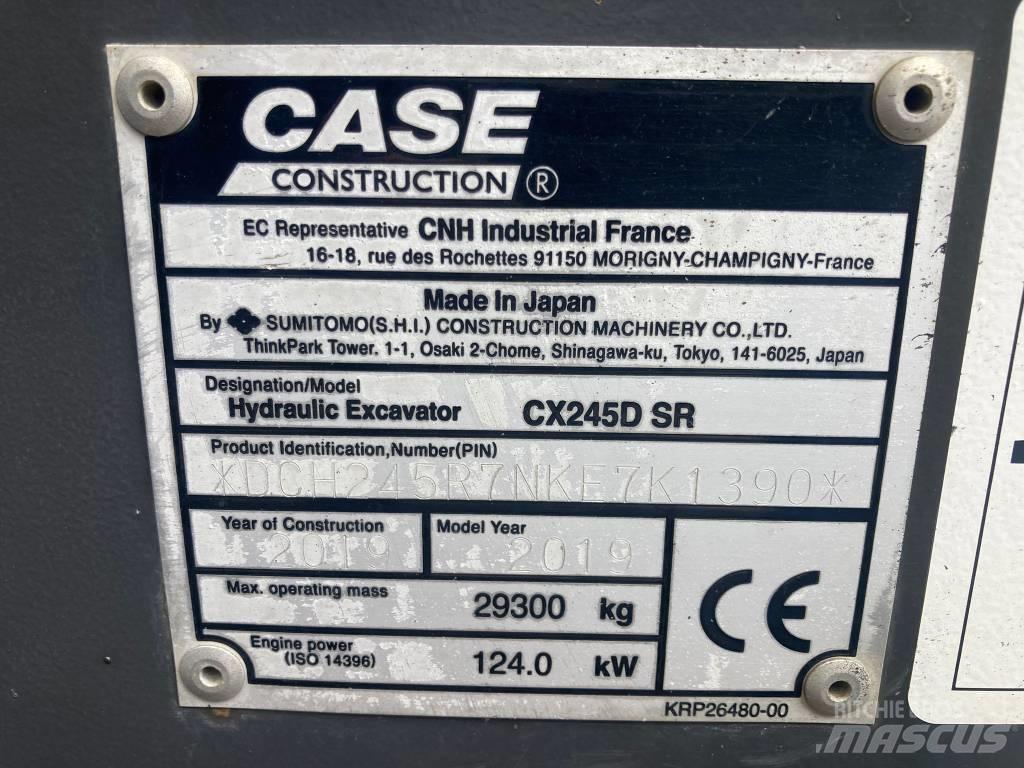 CASE CX 245 D SR LC Excavadoras de cadenas