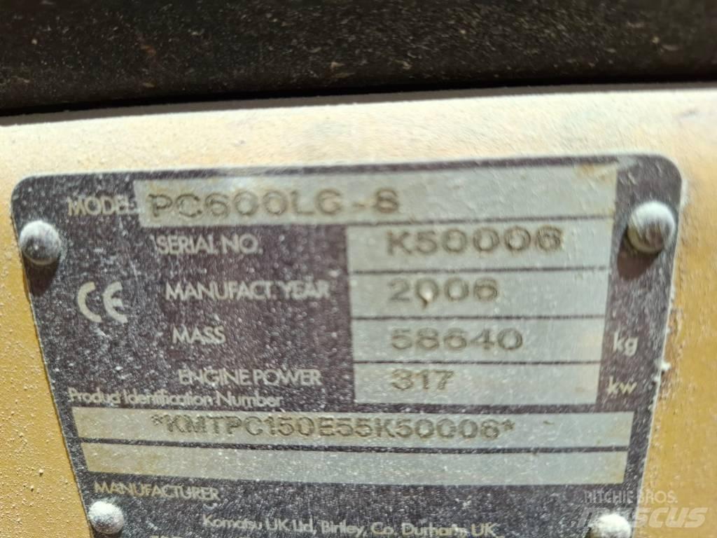 Komatsu PC 600 LC-8 Excavadoras de cadenas