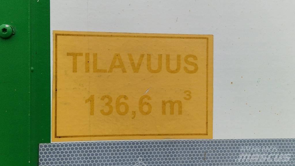 Lipe P3 KETJU Semirremolques volquete para virutas de madera