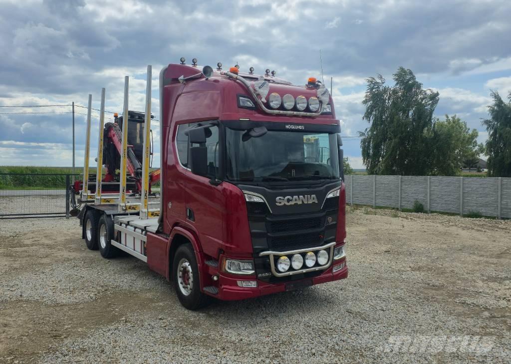 Scania R 650 Transporte de madera