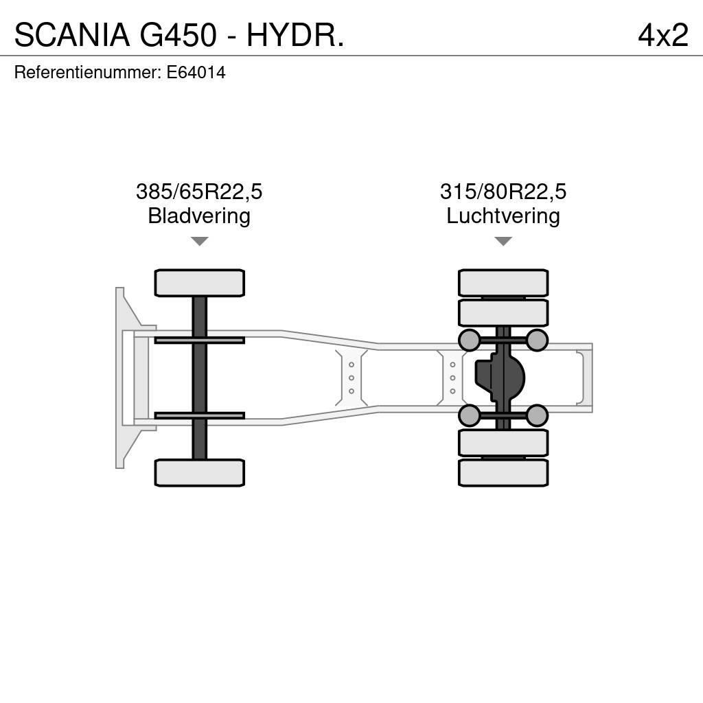 Scania G450 - HYDR. Cabezas tractoras