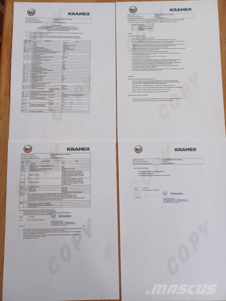 Kramer 5075 Cargadoras sobre ruedas