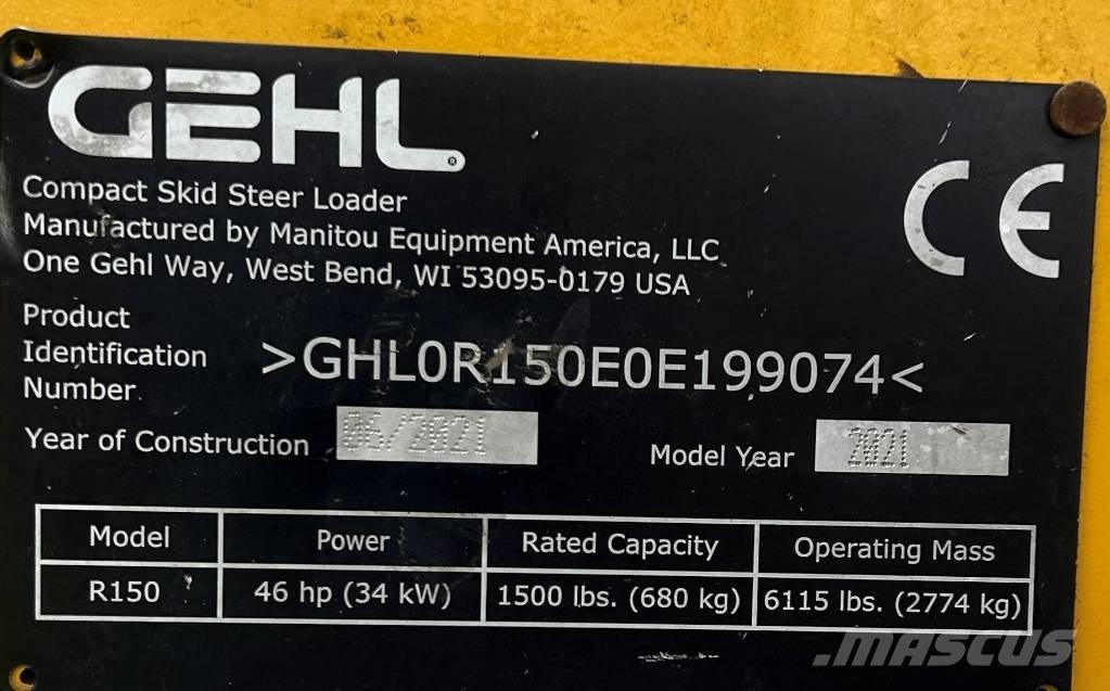 Gehl R150 Palas cargadoras