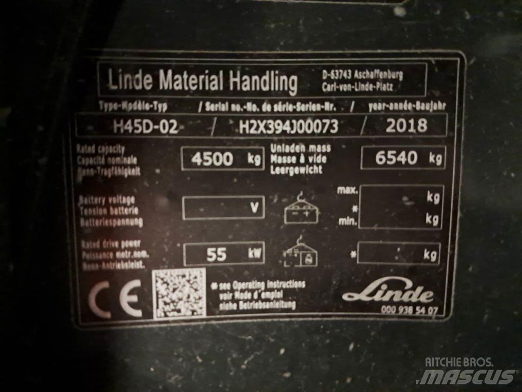 Linde H45D-02 Carretillas diesel