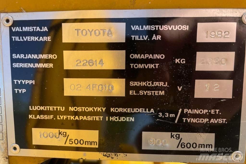 Toyota 02-4FG10 Carretillas LPG