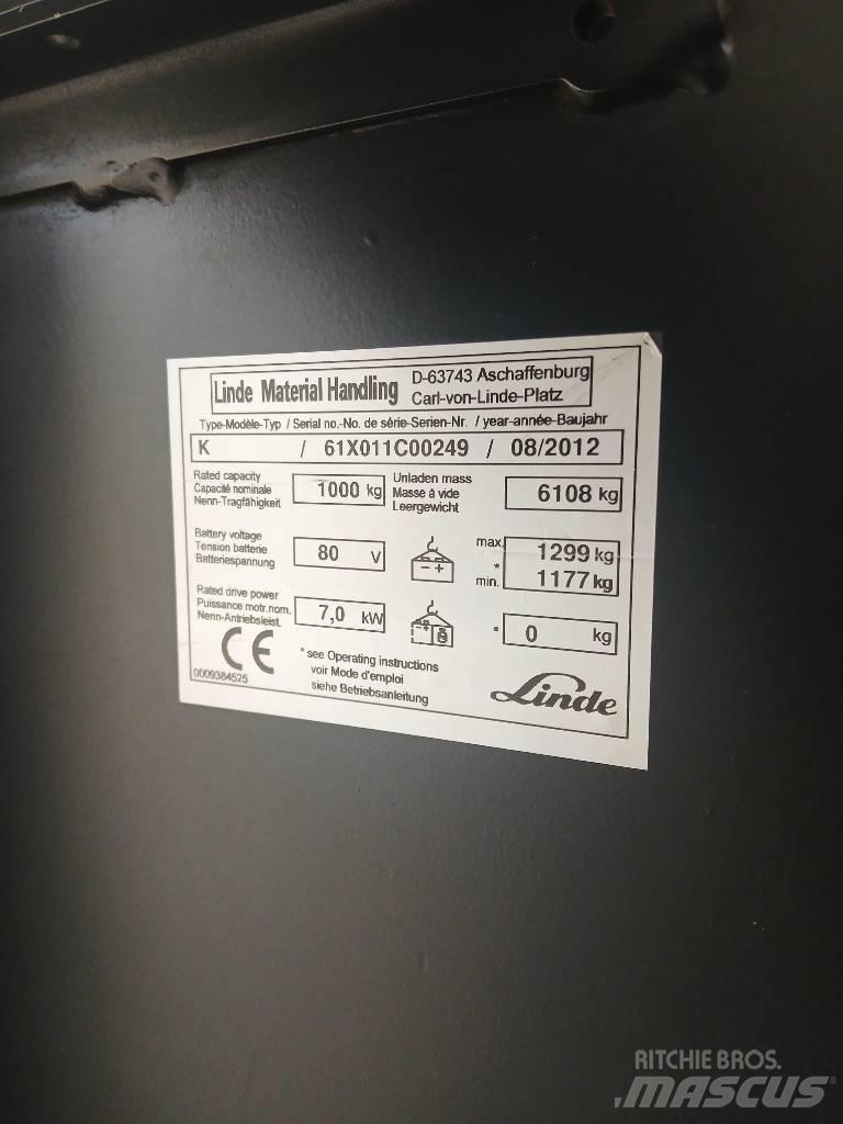 Linde K 10 Recogepedidos de gran altura