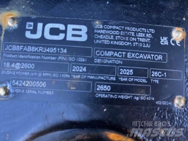 JCB 26C-1 Mini excavadoras < 7t