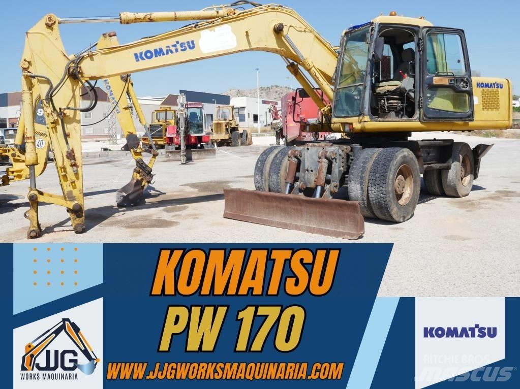 Komatsu PW 170 Excavadoras de ruedas