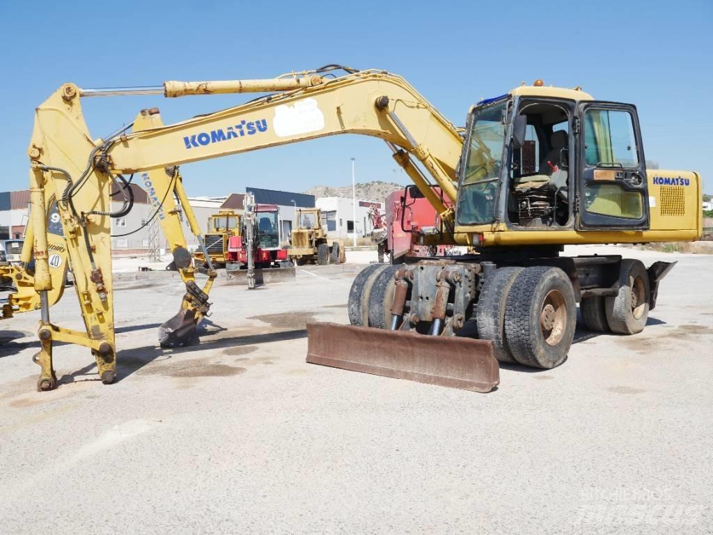 Komatsu PW 170 Excavadoras de ruedas