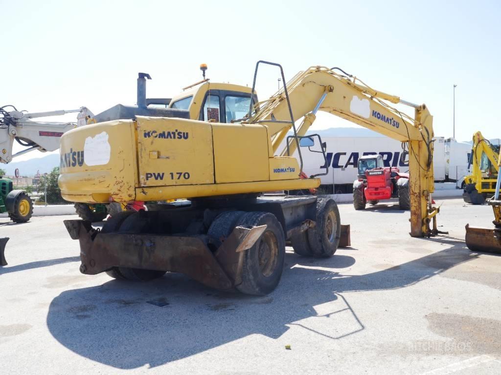 Komatsu PW 170 Excavadoras de ruedas