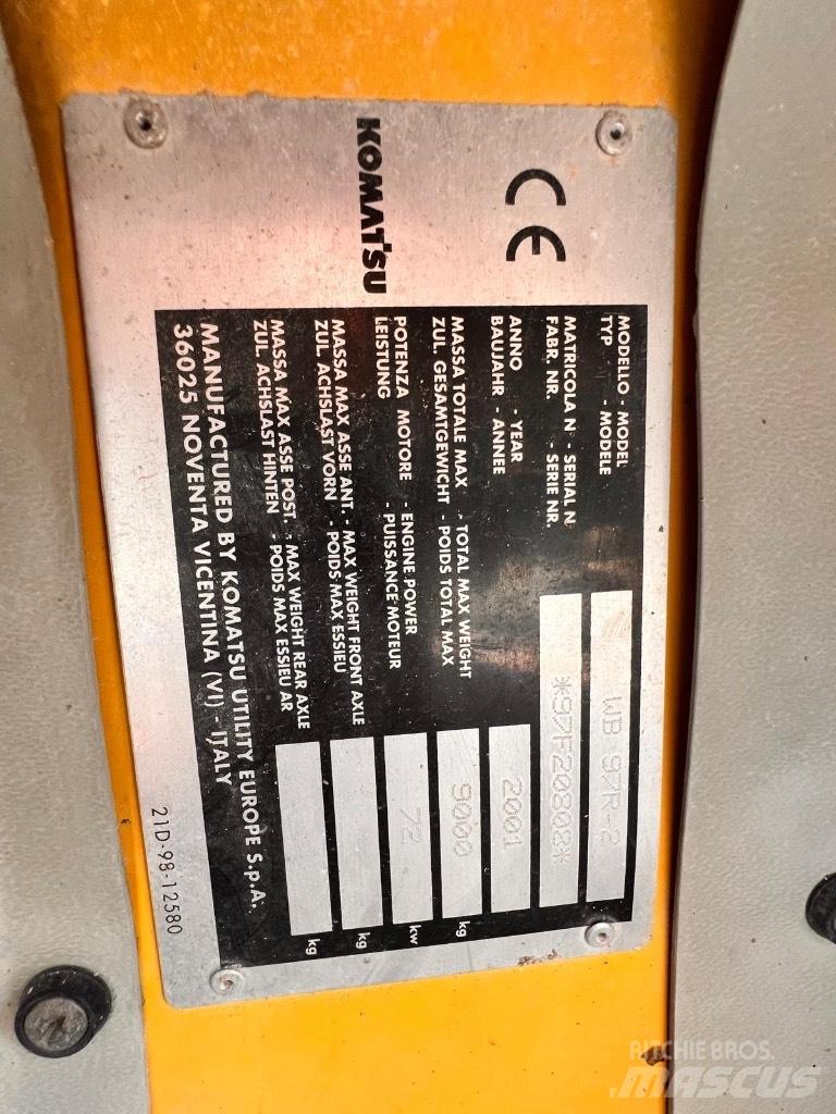 Komatsu WB 97 R-2 Retrocargadoras