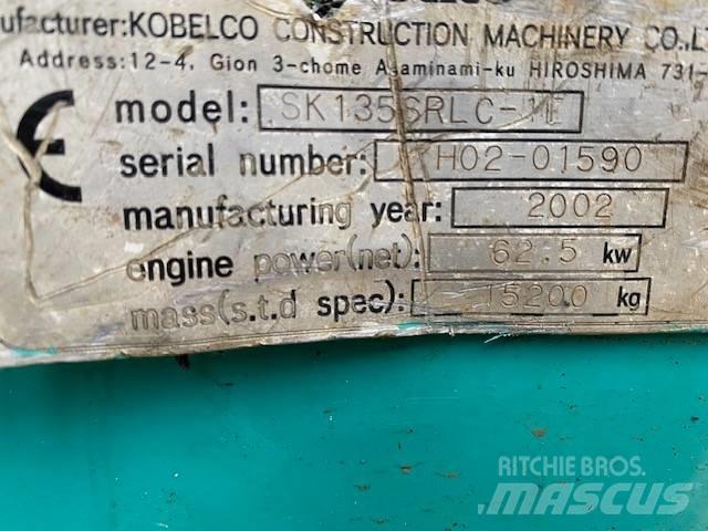 Kobelco SK 135 SR LC Excavadoras de cadenas