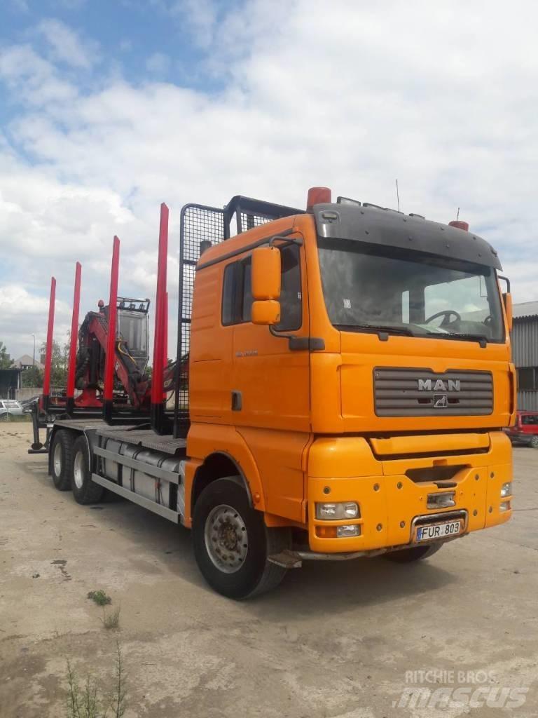 MAN TGA 33.530 Transporte de madera