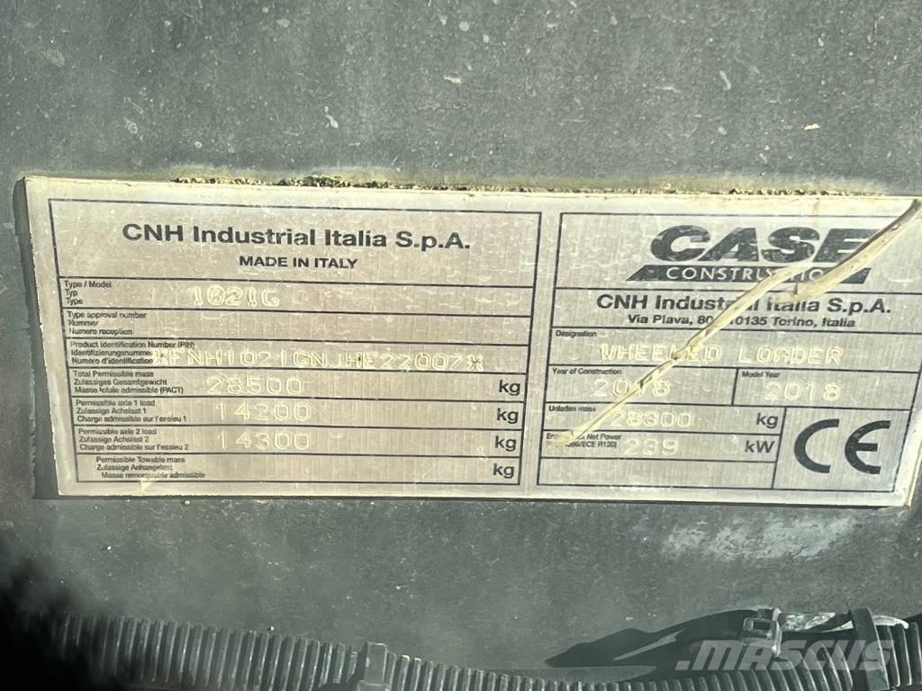 CASE 1021 G Cargadoras sobre ruedas
