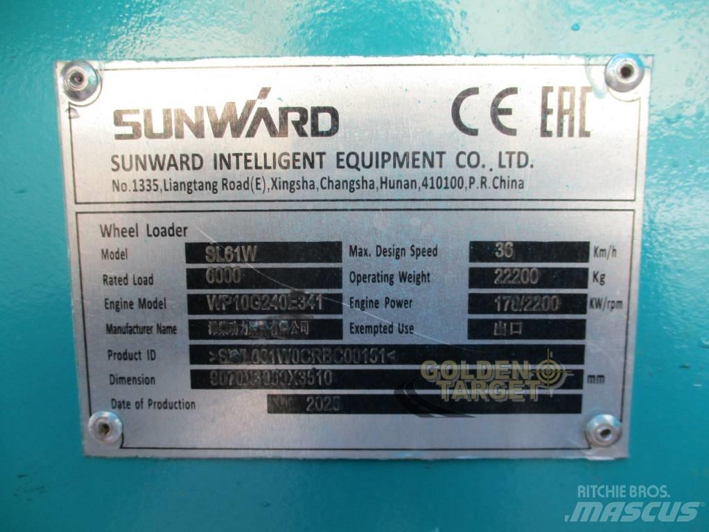 Sunward SL61W Cargadoras sobre ruedas