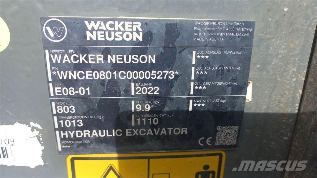 Wacker Neuson 803 Excavadoras de cadenas