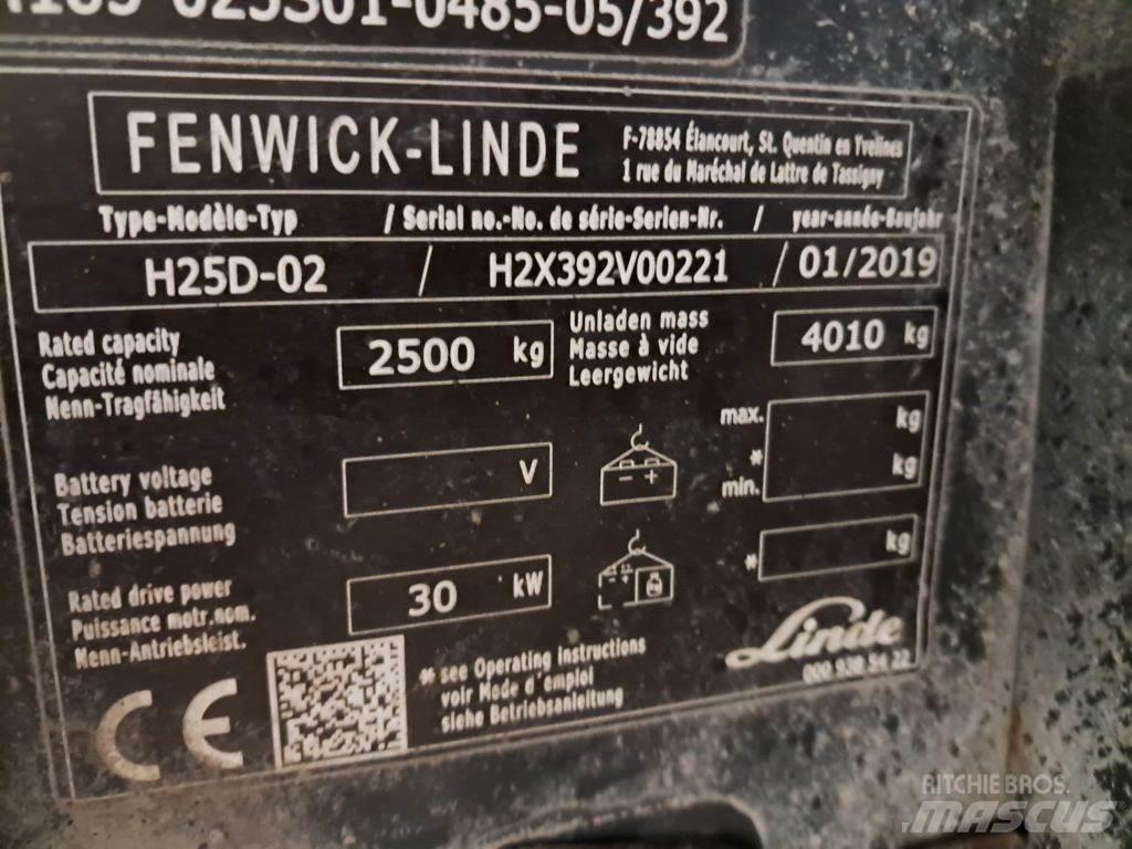 Linde H25D-02 Carretillas diesel