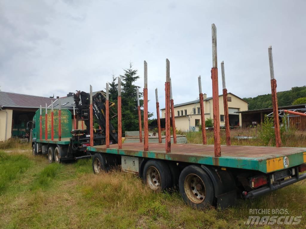 MAN TGA 33.430 Transporte de madera