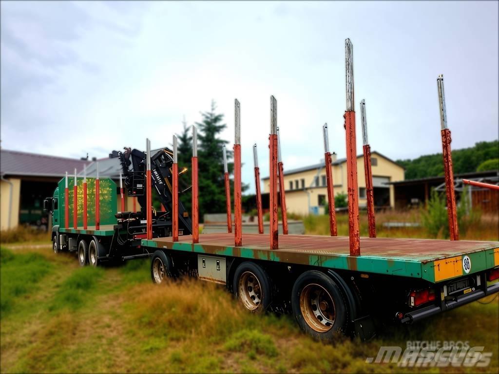 MAN TGA 33.430 Transporte de madera