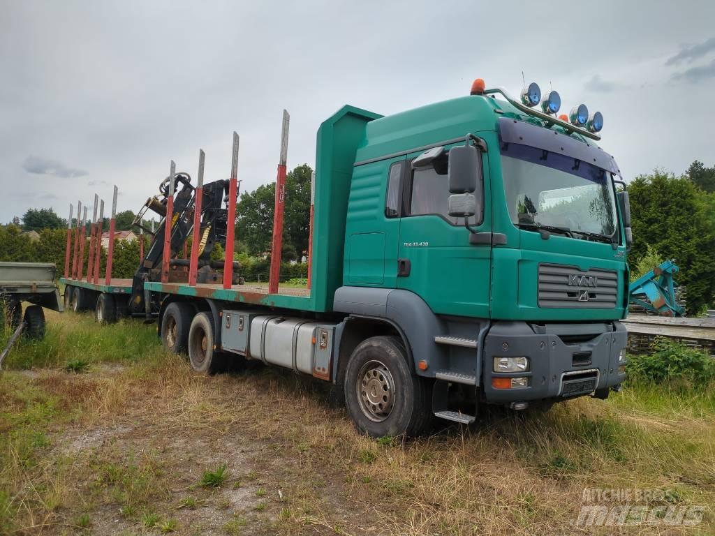 MAN TGA 33.430 Transporte de madera