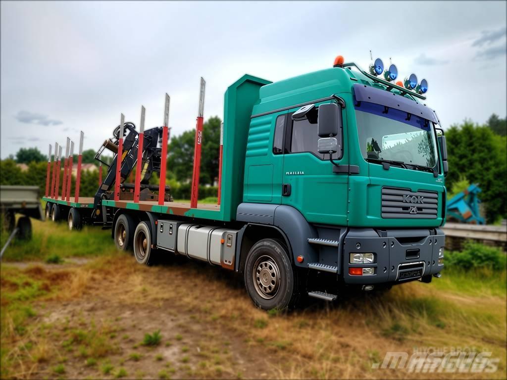 MAN TGA 33.430 Transporte de madera