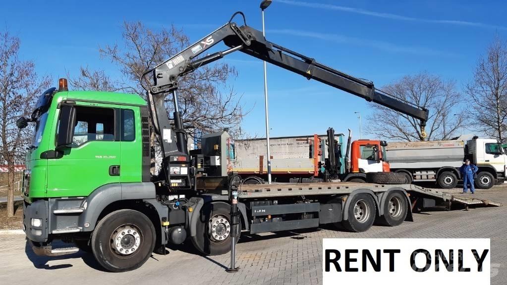 MAN TGS 35.360  rent Camiones portamaquinaria