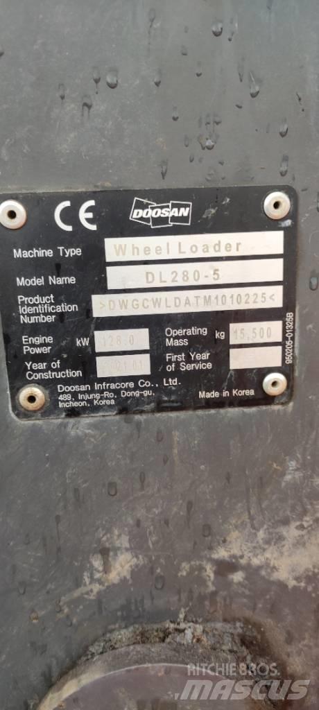 Doosan DL 280-5 Cargadoras sobre ruedas