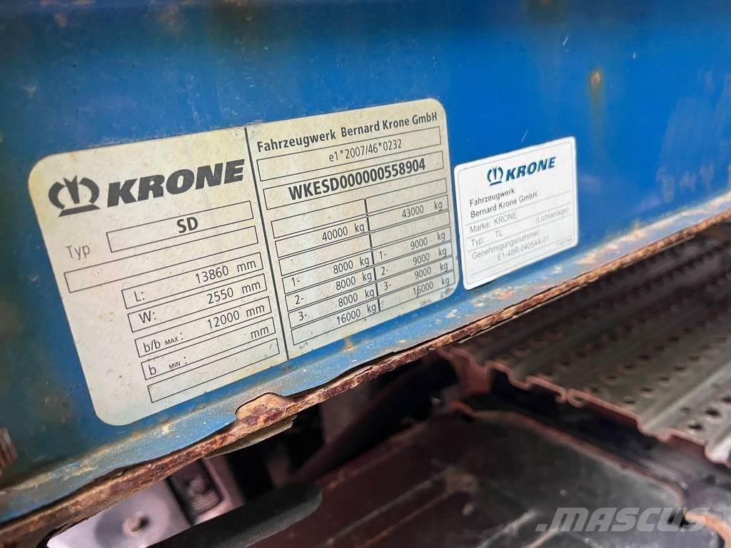 Krone SD Semirremolques con caja de lona