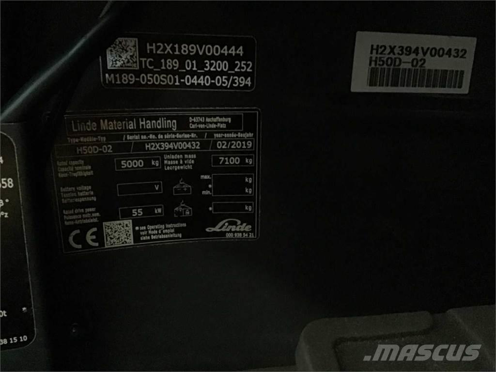 Linde H50D Carretillas diesel
