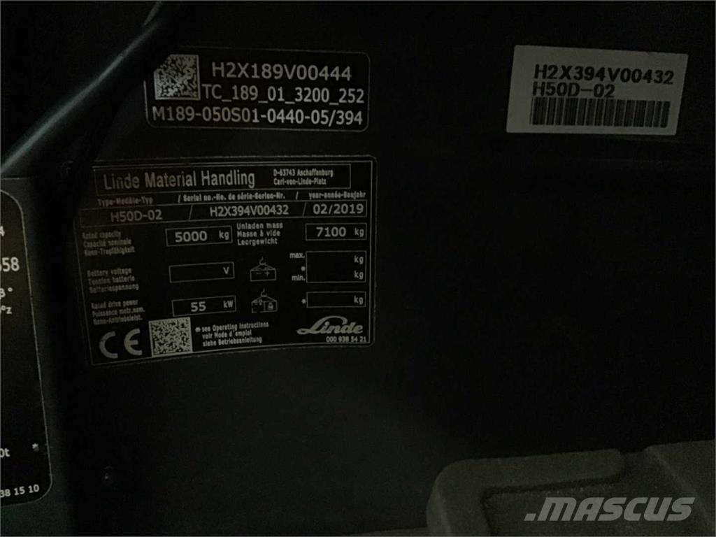 Linde H50D Carretillas diesel