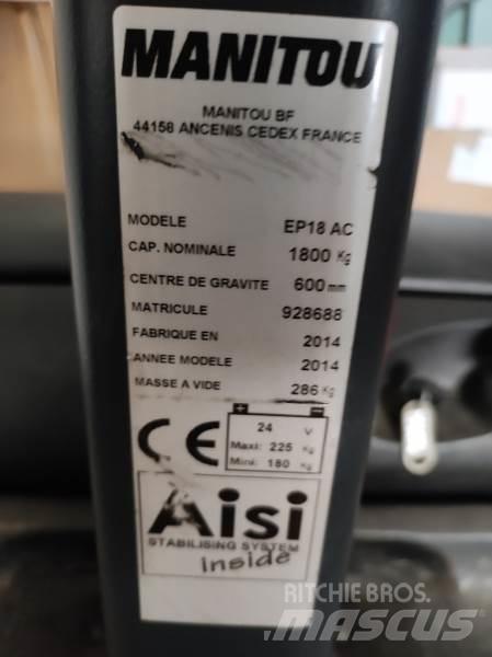 Manitou EP18 Apiladores eléctricos autopropulsados
