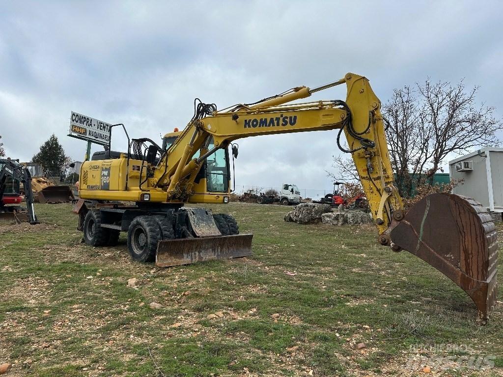 Komatsu PW 160-7E0 Excavadoras de ruedas