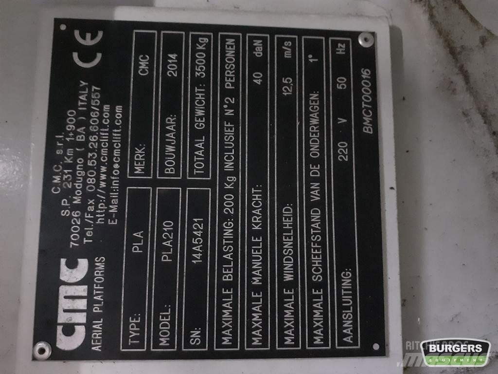 CMC PLA 210 Plataformas de trabajo telescópica