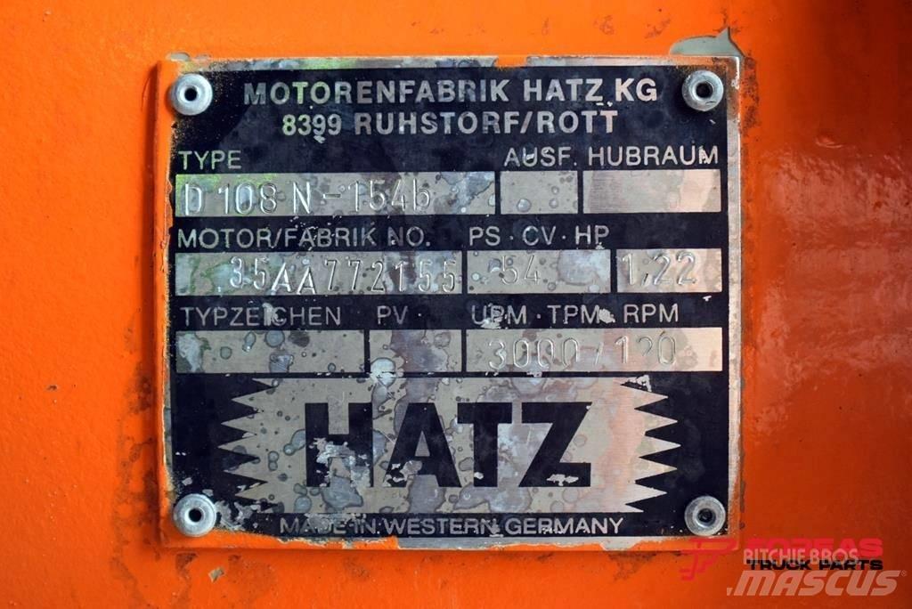 Hatz D 108 N - 154b Generadores de gasolina