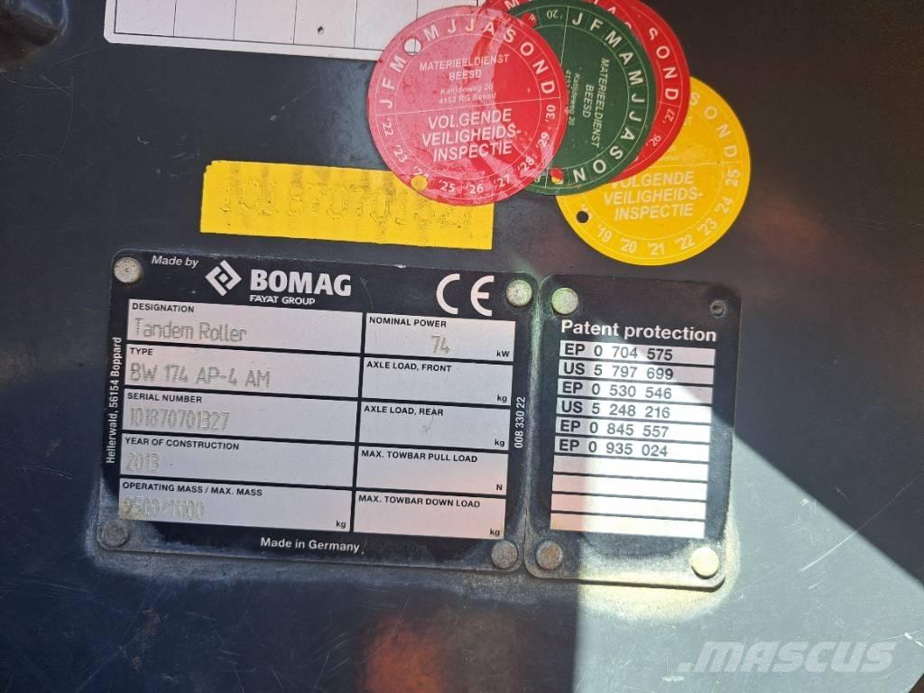 Bomag BW174 AP-4 AM Rodillos de doble tambor